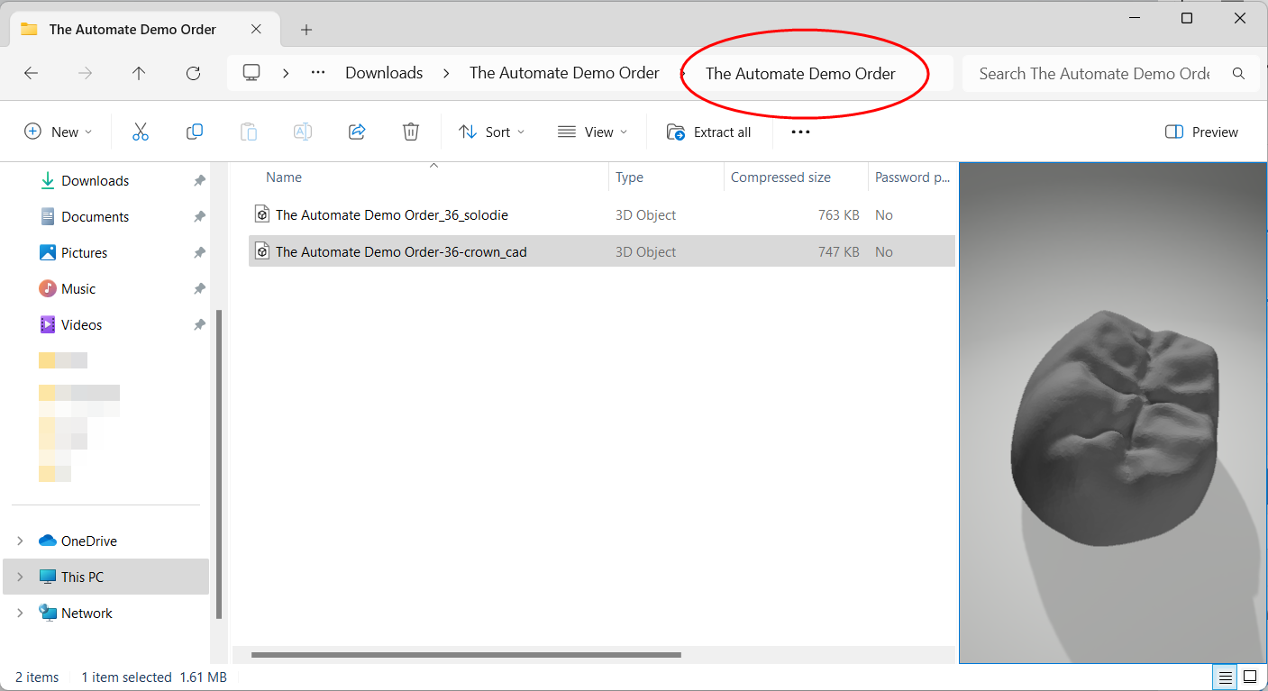 3Shape Automate - How to send a Demo Case – 3Shape Design Services